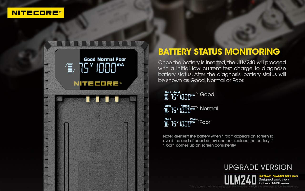 Amazon.co.jp: ULM240 USB充電器 ライカBP-SCL2用 ライカM (Typ 262